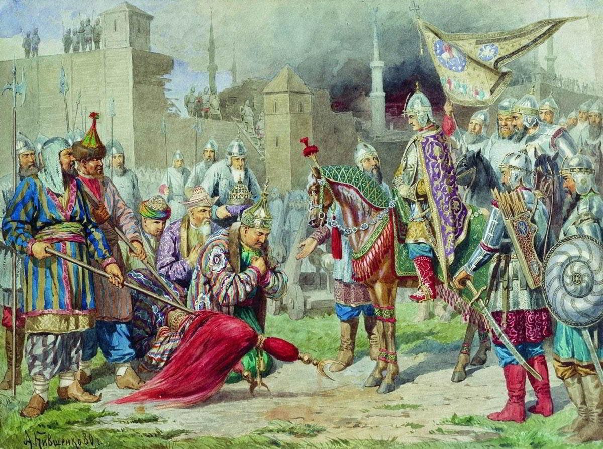2 октября 1552 года русскими войсками была взята Казань