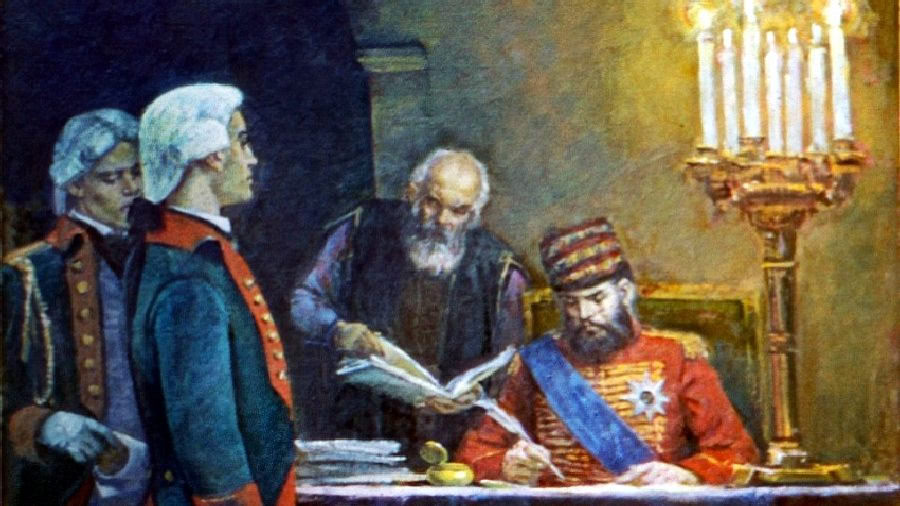 4 августа 1783 года в Георгиевске был подписан Георгиевский трактат между Россией и Грузией