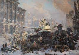 30 декабря 1941 года в ходе контрнаступления советских войск под Москвой войска 49-й (генерал-лейтенант И.Г. Захаркин) и 50-й (генерал-лейтенант И.В. Болдин) армий Западного фронта освободили г. Калугу.