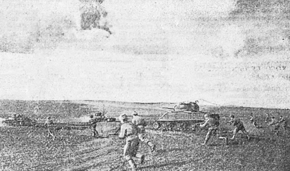 От Советского Информбюро: 7 апреля 1944 года войска 3-го Украинского фронта освободили Беляевку, Маяки. Одновременно они отражали повторные контрудары немецко-фашистских войск, стремившихся прорваться к Тирасполю через Раздельную.