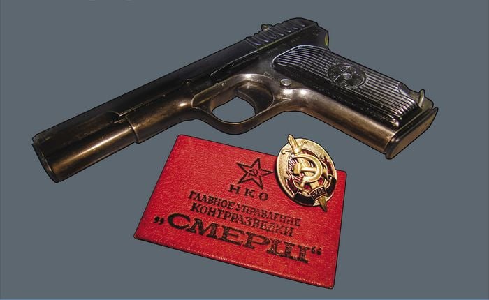 ❗️19 апреля 1943 года секретным постановлением Совета народных комиссаров СССР образован ряд независимых контрразведывательных организаций, получивший название СМЕРШ (Смерть Шпионам)