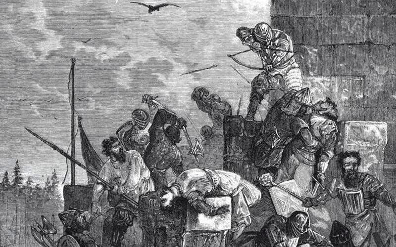 ⚔️ 18 мая 1301 года новгородское войско под командованием великого князя Андрея Александровича взяло штурмом шведскую крепость Ландскрона