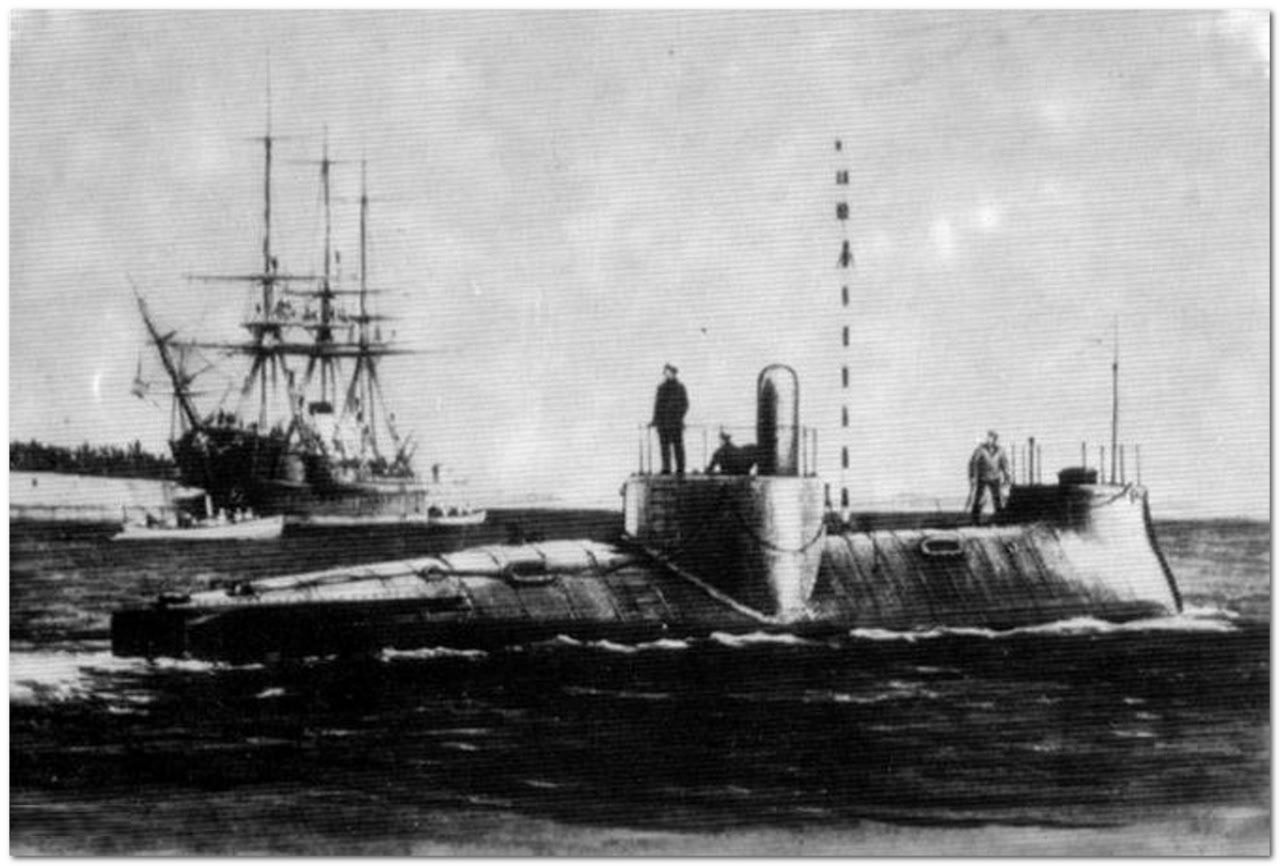 1 июля 1866 года в Санкт-Петербурге, на юго-западном берегу Васильевского острова была спущена на воду подводная лодка построенная по проекту И.Ф.Александровского
