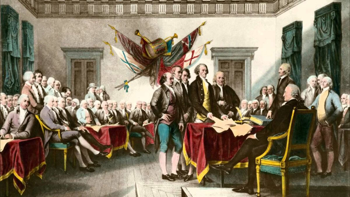 4 июля 1776 года подписана Декларация независимости США