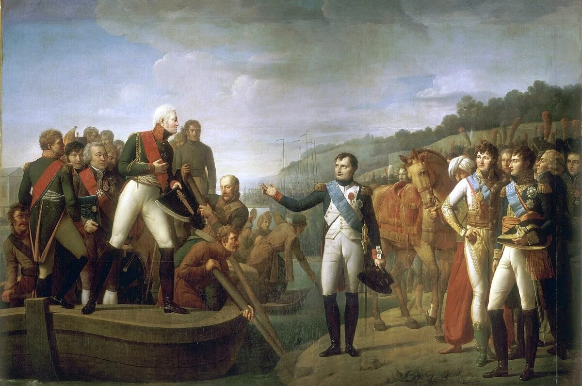 7 июля 1807 года был заключен Тильзитский мир между императором Александром I и Наполеоном после поражения русской армии под Фридландом в ходе русско-прусско-французской войны