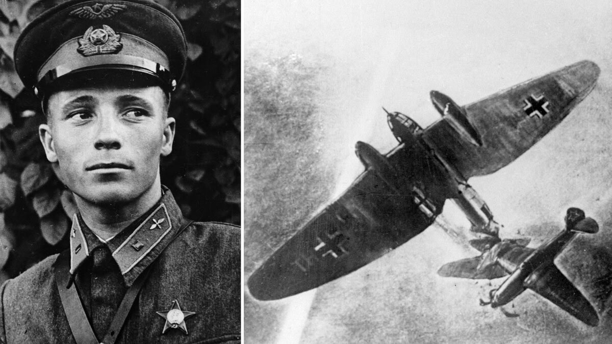 ⭐ 7 августа 1941 года военный лётчик Виктор Талалихин совершил первый ночной таран в воздушном бою за всю Великую Отечественную войну