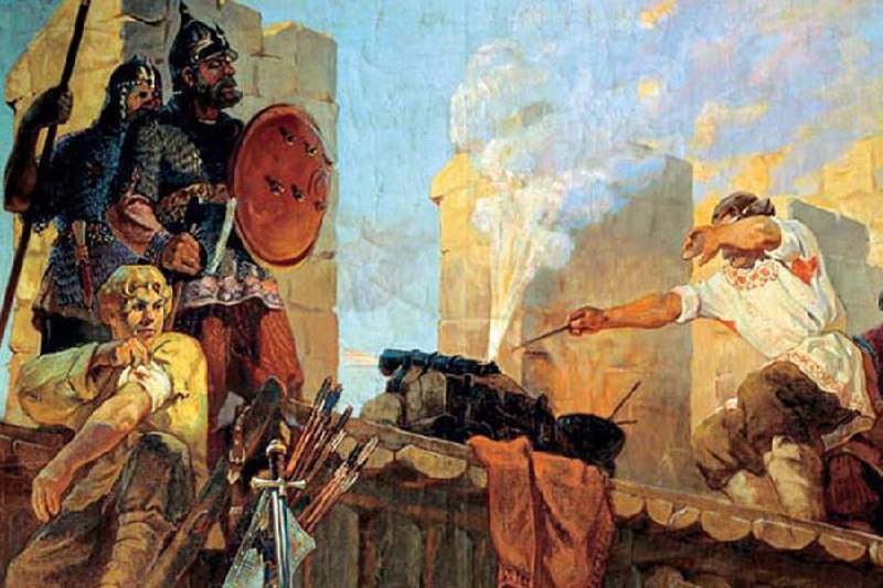 ⚔️ 23 августа 1382 года при обороне Москвы от татарского набега хана Тохтамыша впервые в России была применена артиллерия