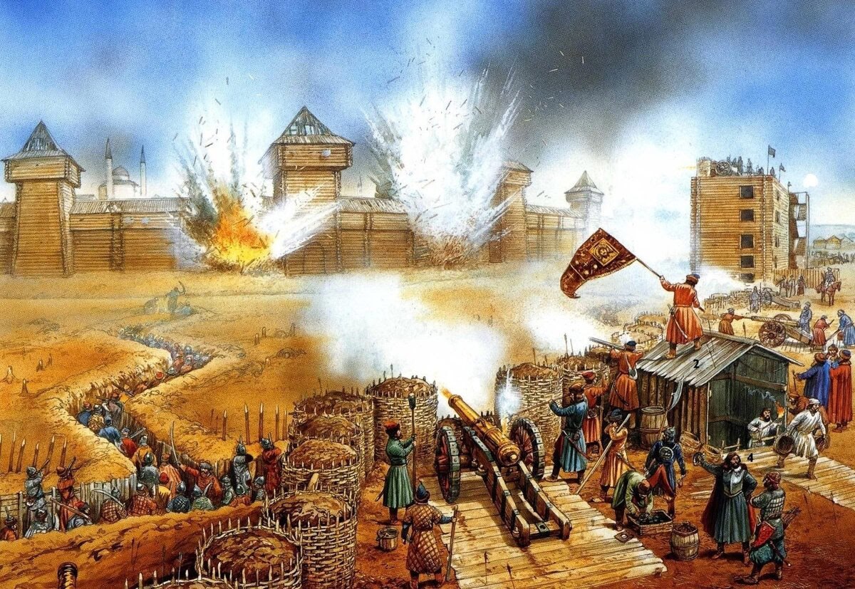⚔️ 23 августа 1552 года войско русского царя Ивана Грозного осадило Казань