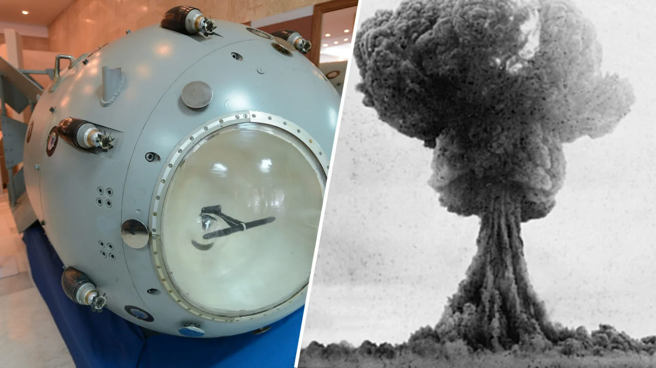 📆 29 августа 1949 года на Семипалатинском полигоне в Казахстане произошло первое испытание атомной бомбы в Советском Союзе
