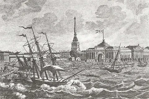 🌊 30 августа 1703 года произошло первое наводнение в истории Санкт-Петербурга 