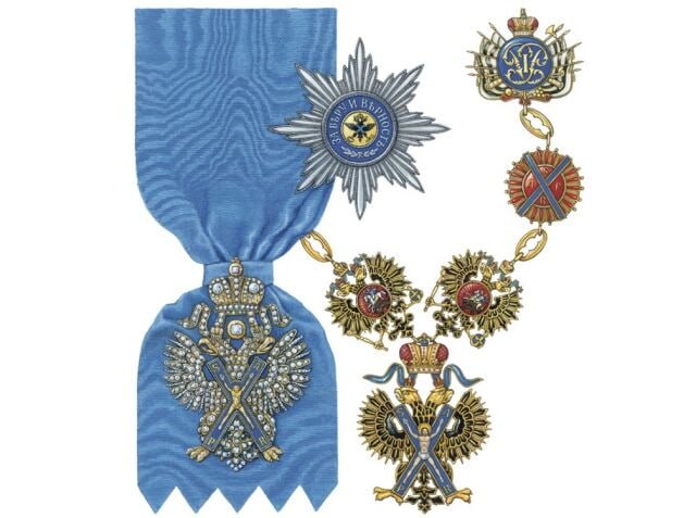 10 декабря 1698 года Петром I учрежден Орден Святого апостола Андрея Первозванного