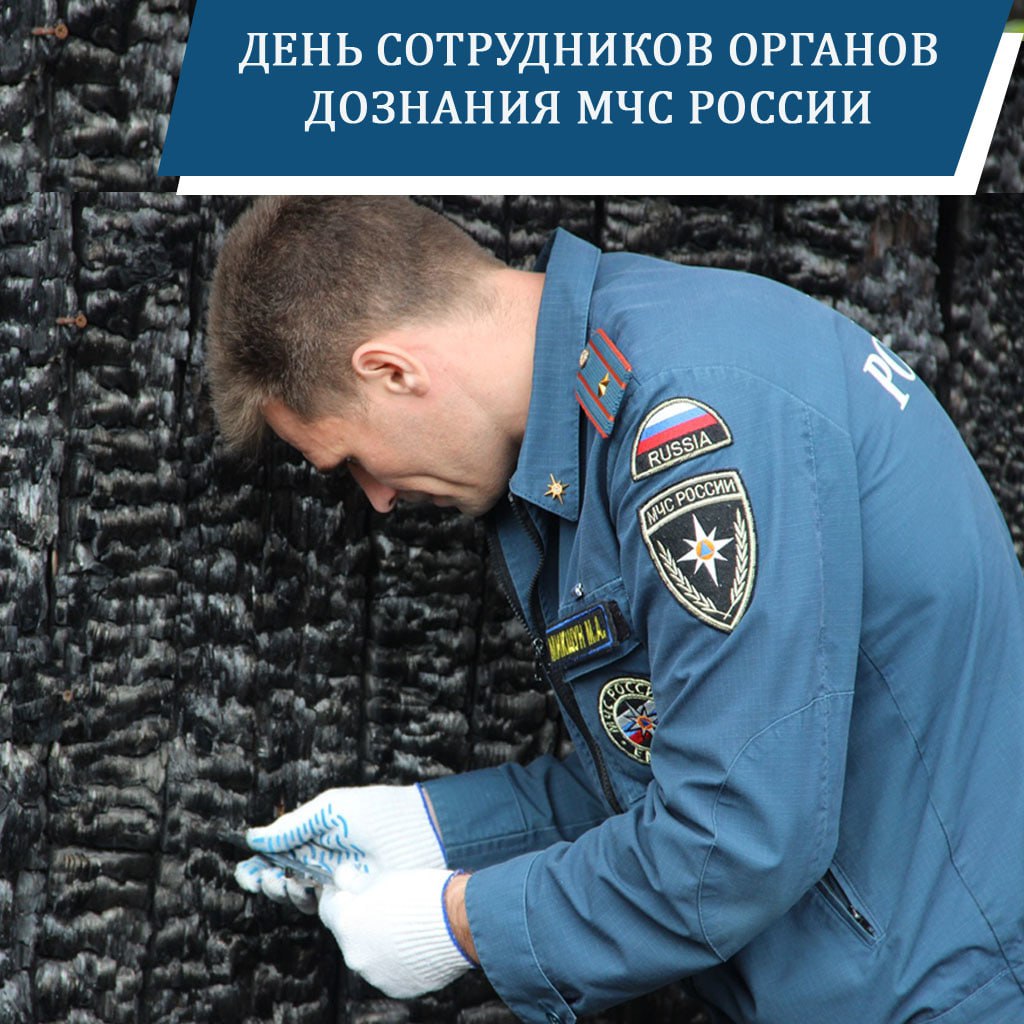 23 января в России отмечается День работников органов дознания МЧС