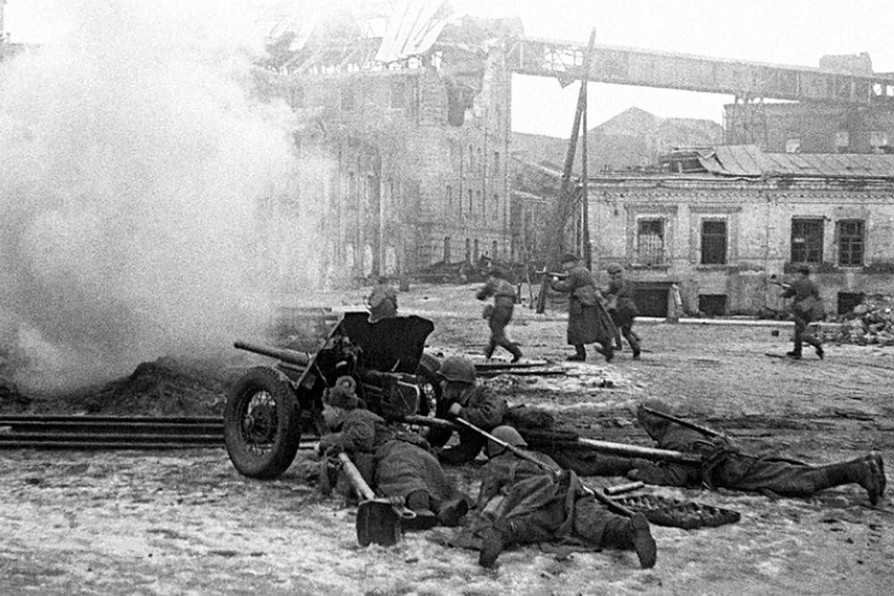 14 февраля 1943 года Советские войска освободили Ростов-на-Дону