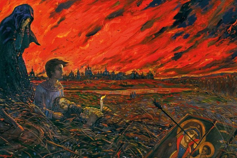 24 мая 1571 года крымский хан Девлет-Гирей безуспешно осаждает московский Кремль. Московские слободы и посад полностью уничтожены