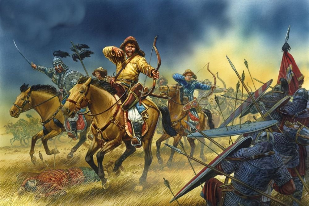 31 мая 1223 года произошло сражение на Калке — первое столкновение Руси с монголами