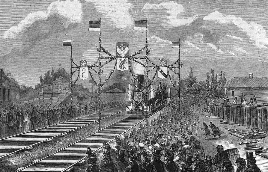 3 июня 1869 года было открыто движение на Курско-Харьковско-Азовской железной дороге