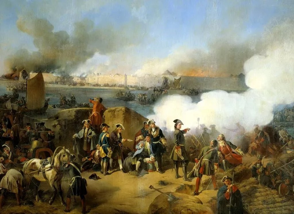 23 июня 1710 года русская армия под предводительством Петра I взяла крепость Выборг в ходе Северной войны между Россией и Швецией